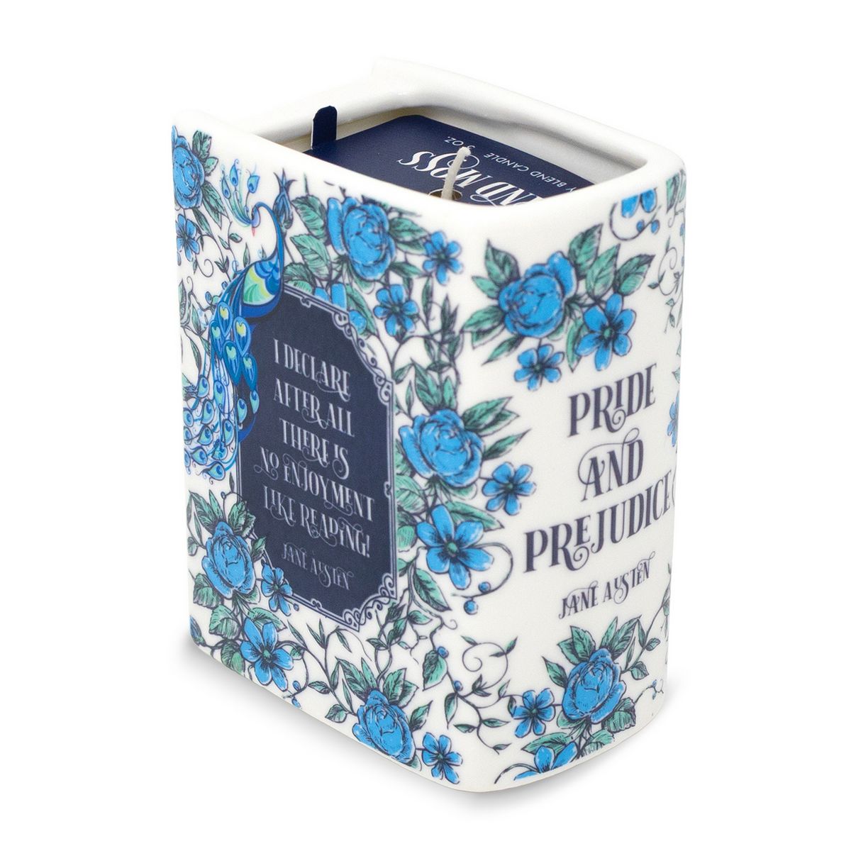 BOOK CANDLE PRIDE & PREJUDICE