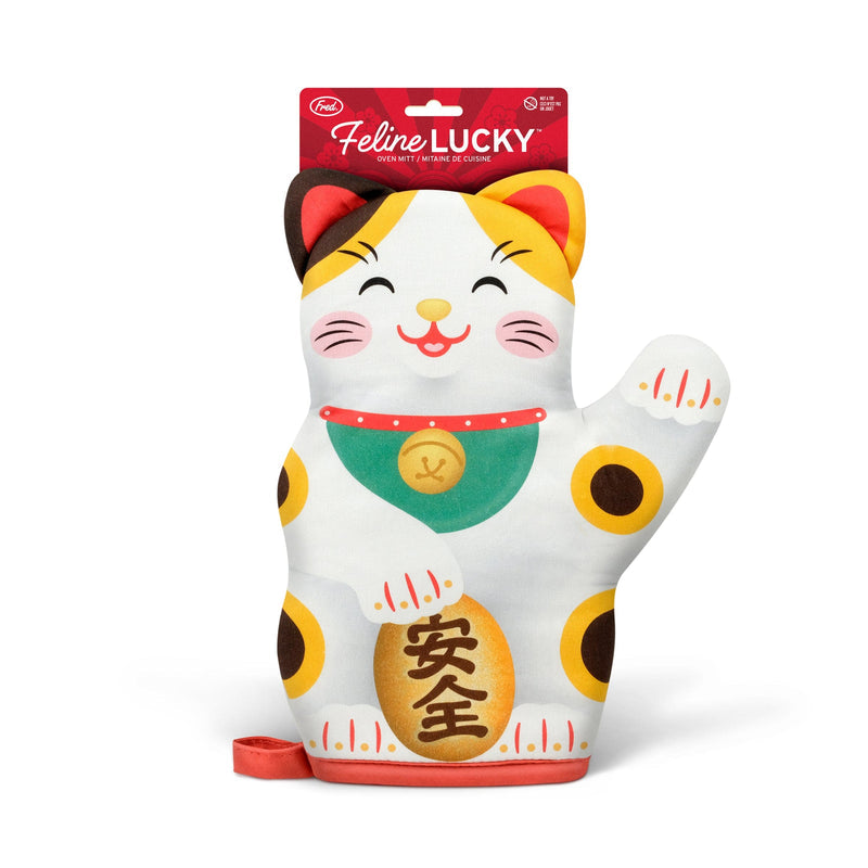 FELINE LUCKY OVEN MITT