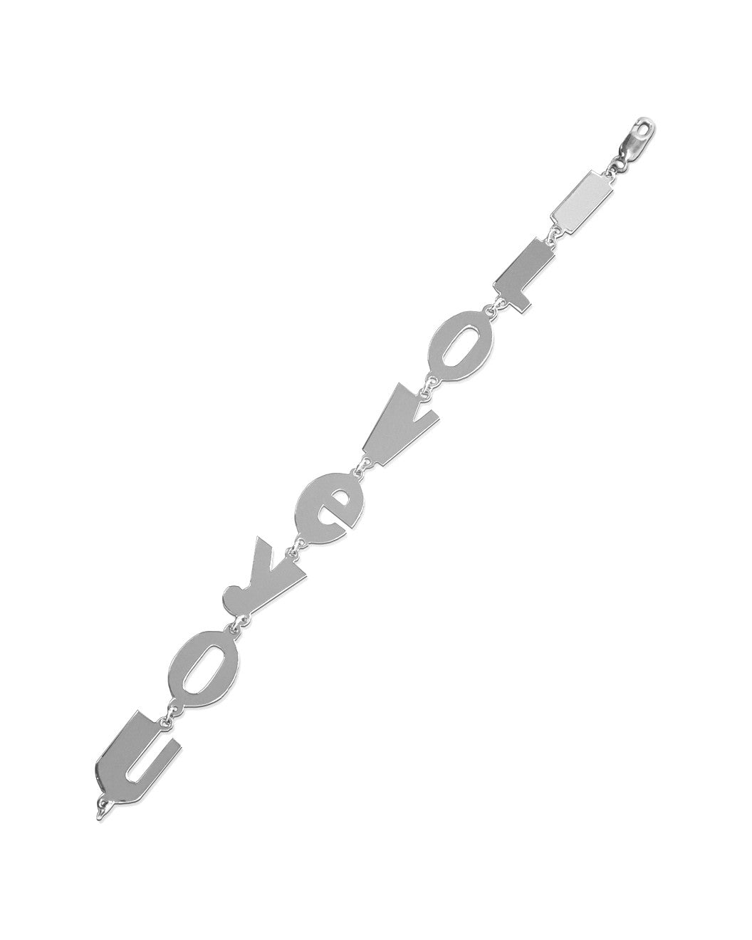 I LOVE YOU STERLING BRACELET