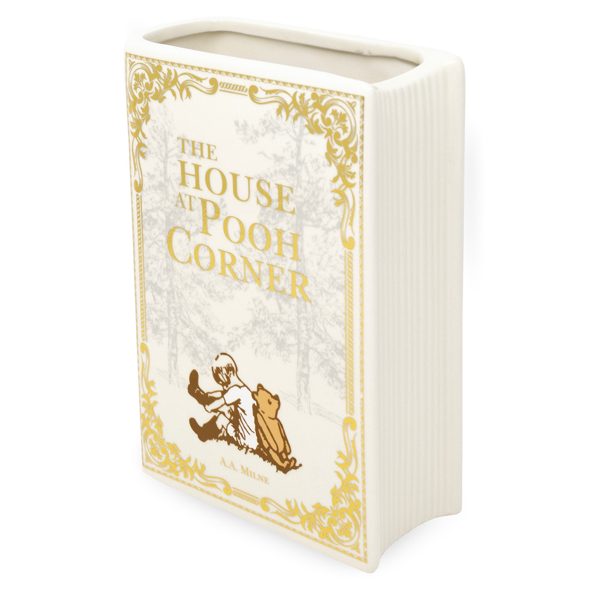 LARGE BOOK VASE HOUSE AT POOH CORNER