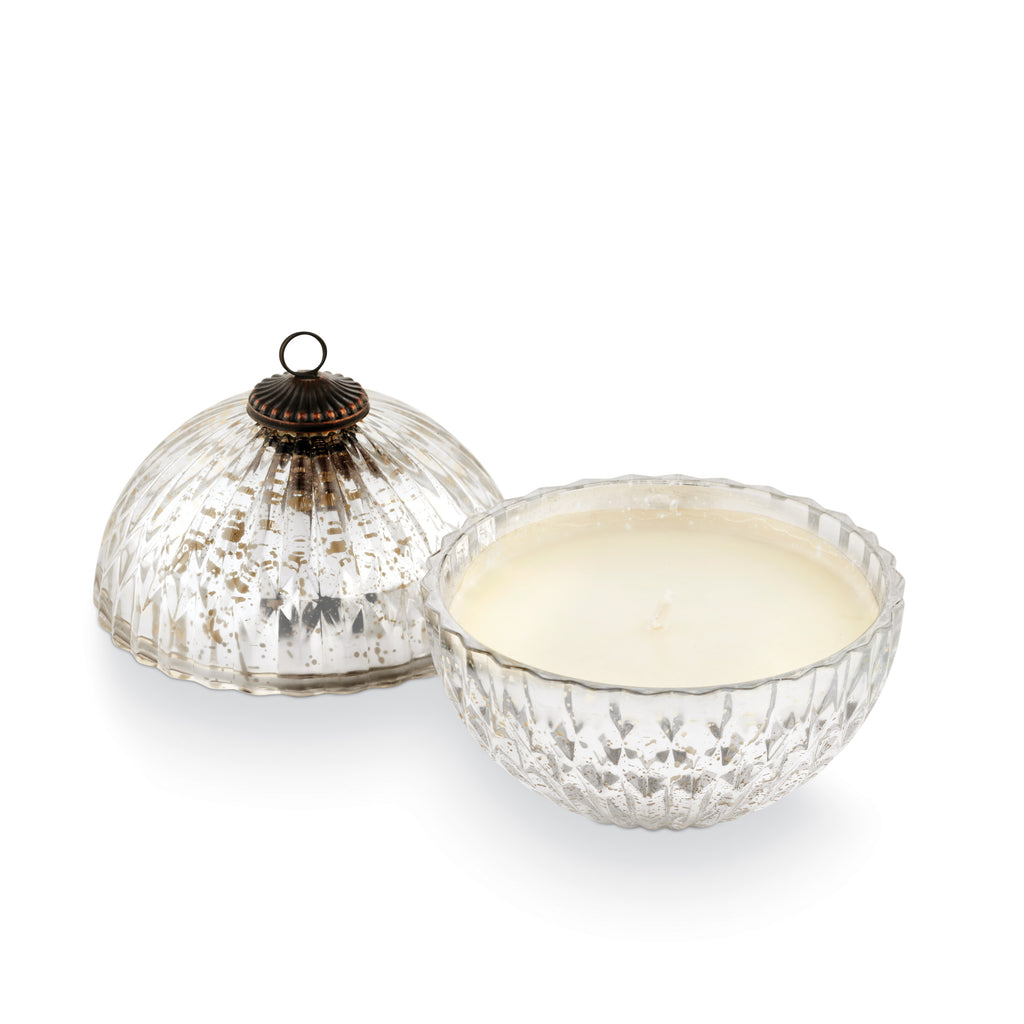 BALSAM CEDAR MERCURY ORNAMENT CANDLE