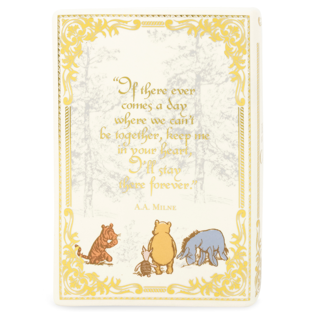 LARGE BOOK VASE HOUSE AT POOH CORNER