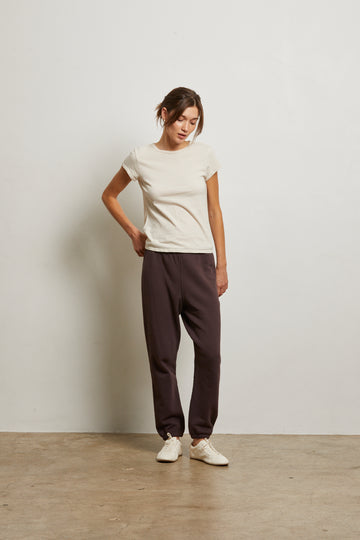 STEVIE FLEECE EASY SWEATPANT