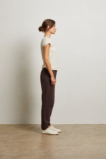 STEVIE FLEECE EASY SWEATPANT