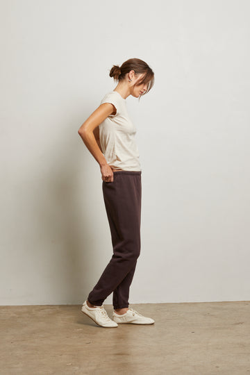 STEVIE FLEECE EASY SWEATPANT