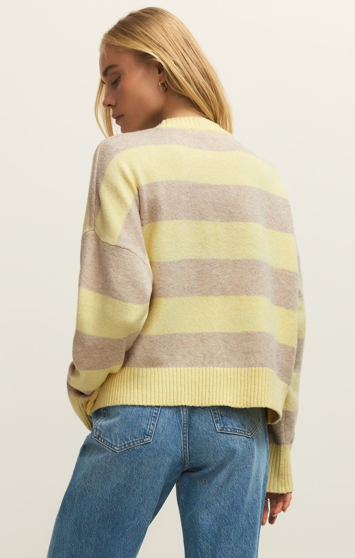 CIRRUS STRIPE SWEATER