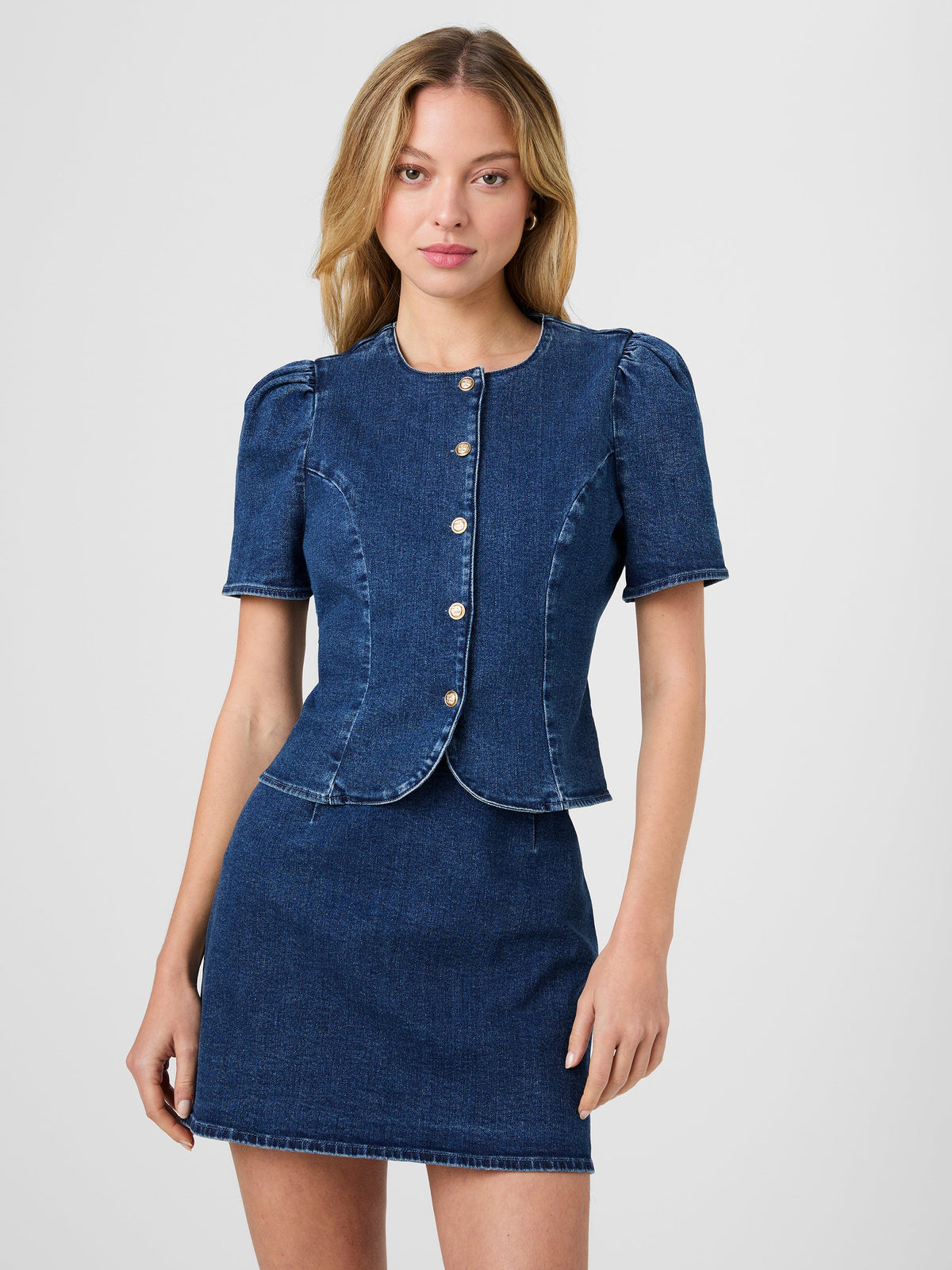 DELANCY DENIM TOP