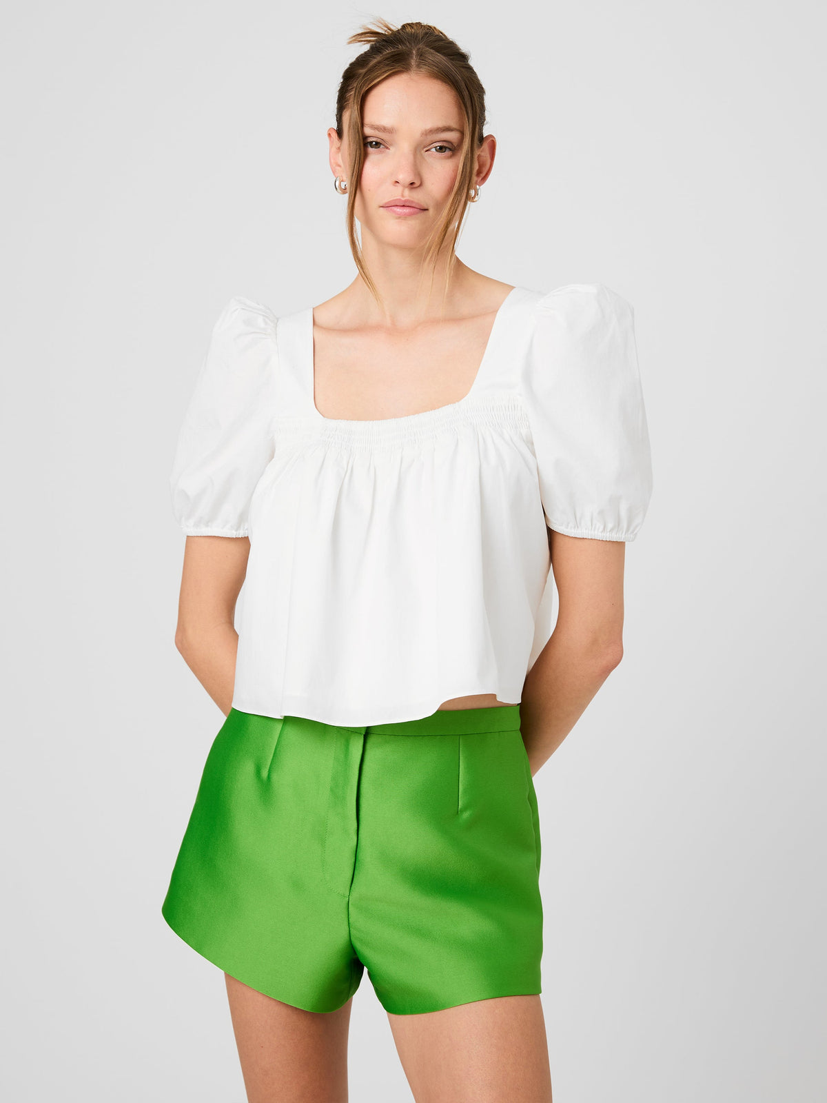 CAMBRIA PUFF SLEEVE TOP