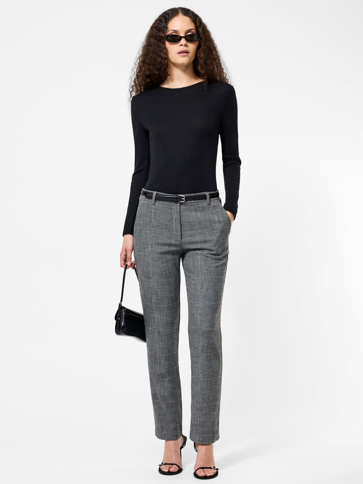 CROPPED SLIM FIT PANTS