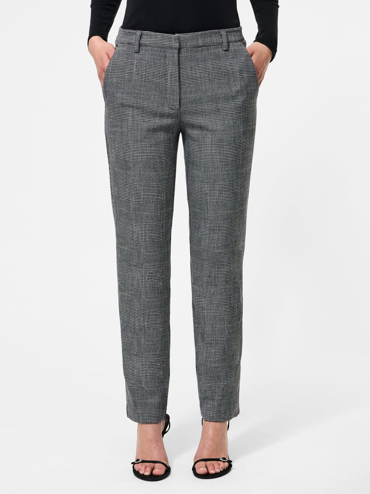CROPPED SLIM FIT PANTS
