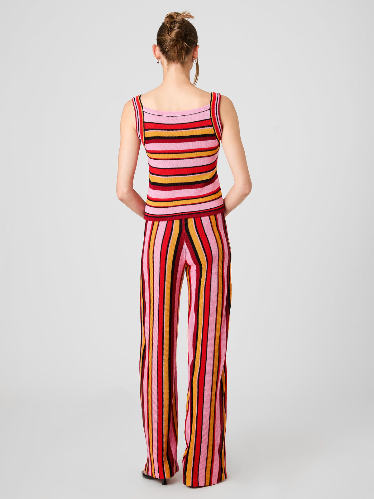 MOTLEY KNIT SLEEVELESS TOP