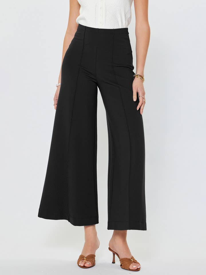 WIDE LEG PONTE PANT