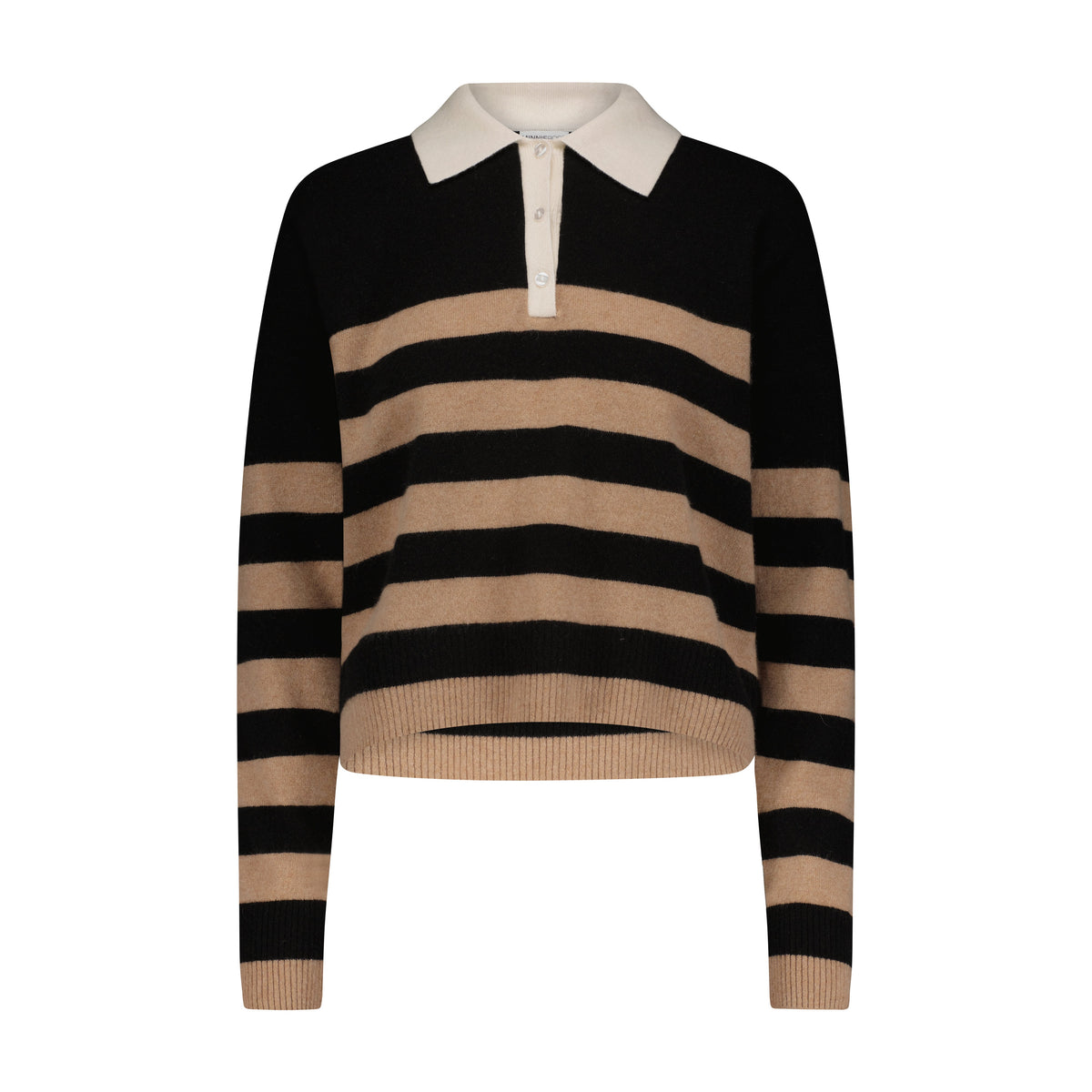 CASHMERE RUGBY STRIPE POLO