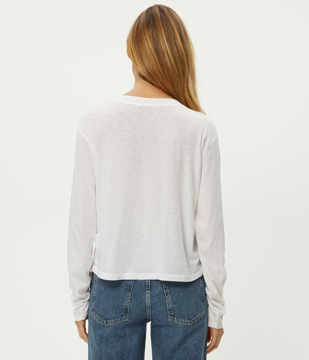 BREA SUPIMA SLUB LS VNECK