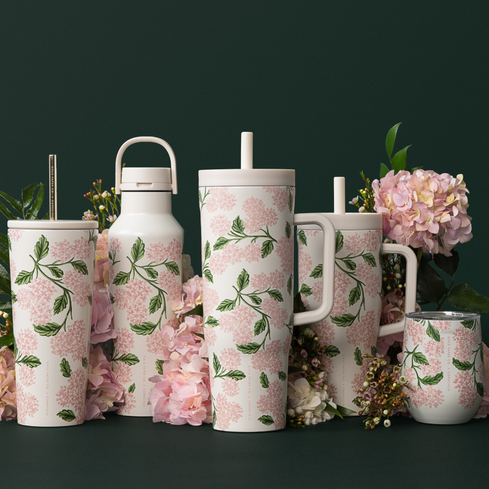 12OZ SPORT CANTEEN RIFLE PINK HYDRANGEA