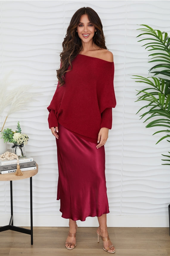SILKY SLIP SKIRT