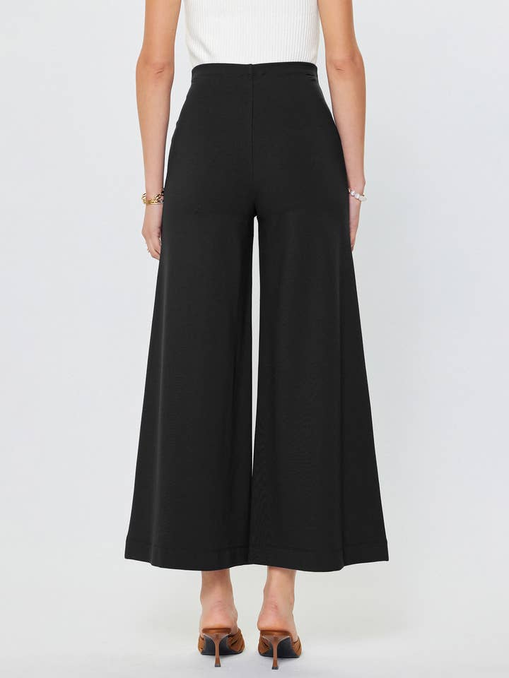 WIDE LEG PONTE PANT