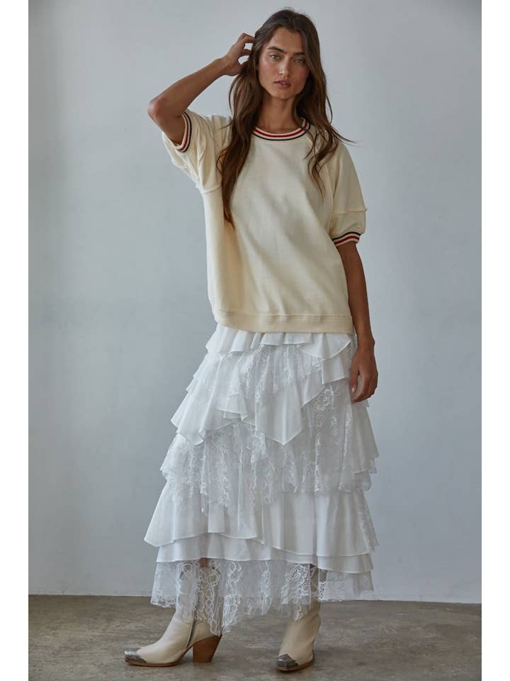 COTTON SHORT SLEEVE CREW NECK