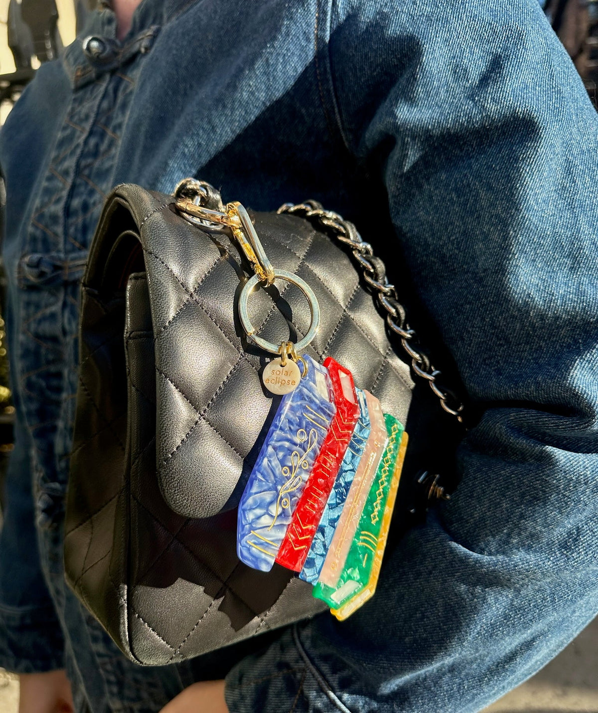 BOOK STACK BAG CHARM