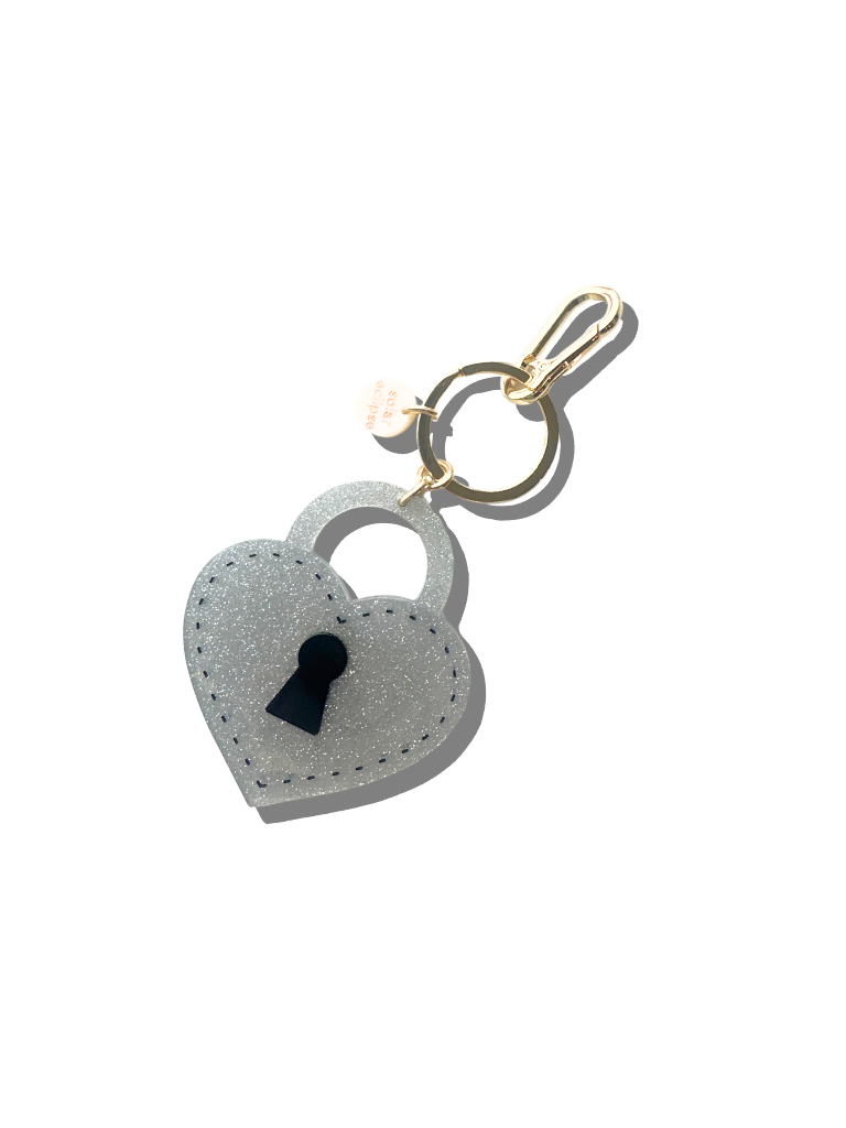 HEART LOCKET BAG CHARM