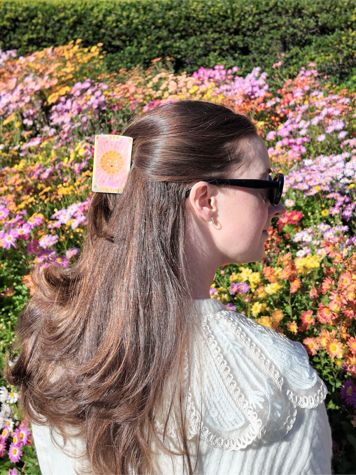 SUN TAROT CARD CLAW CLIP