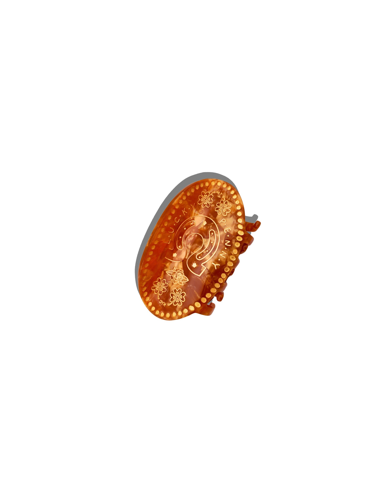LUCKY PENNY CLAW CLIP