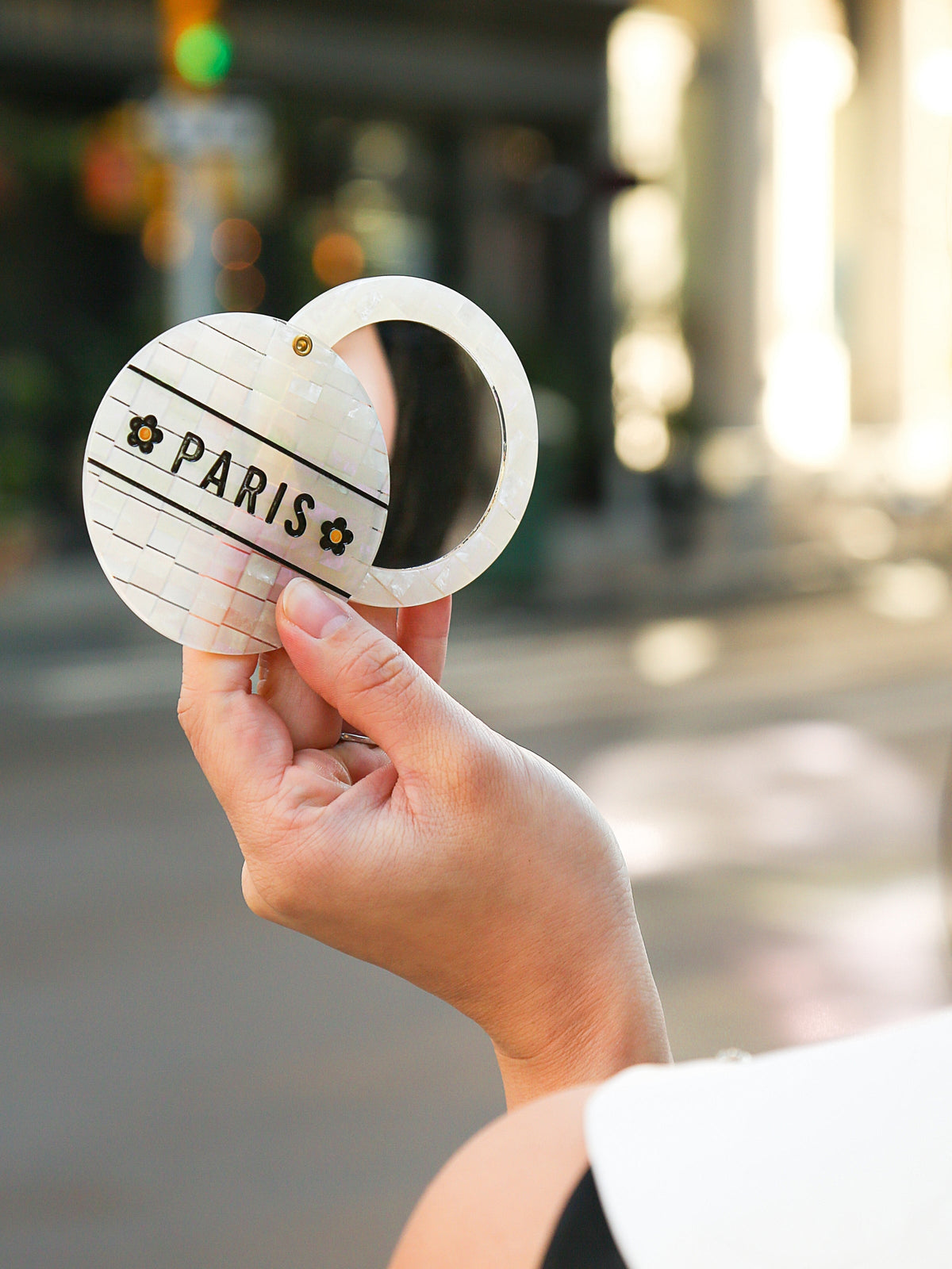 PARIS MOSAIC COMPACT MIRROR