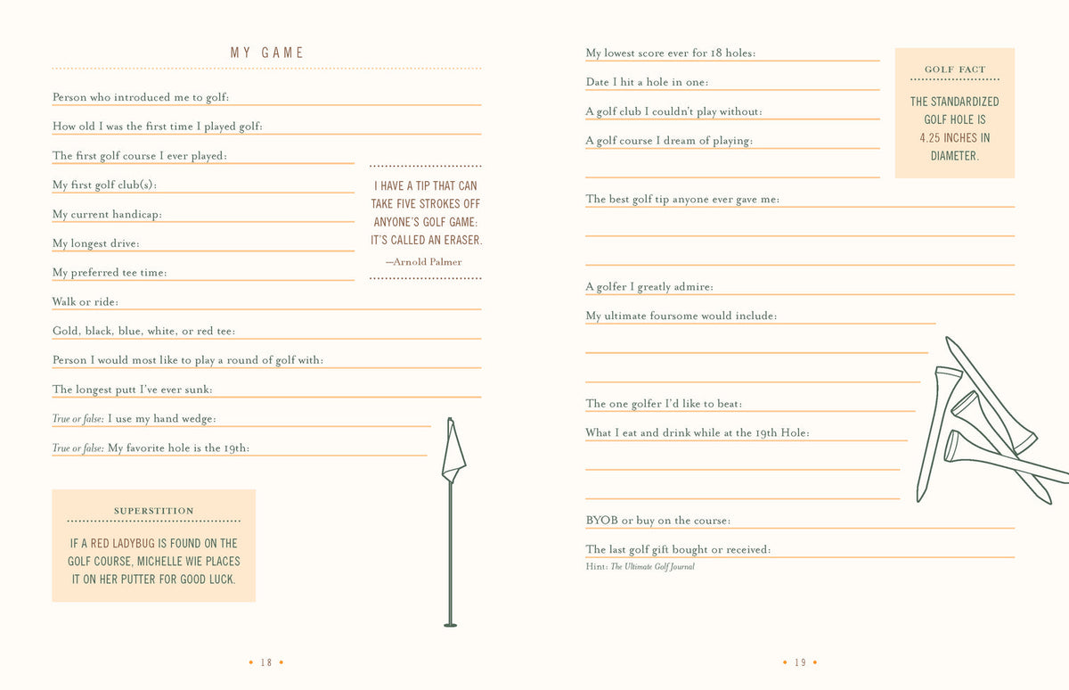 ULTIMATE GOLF JOURNAL