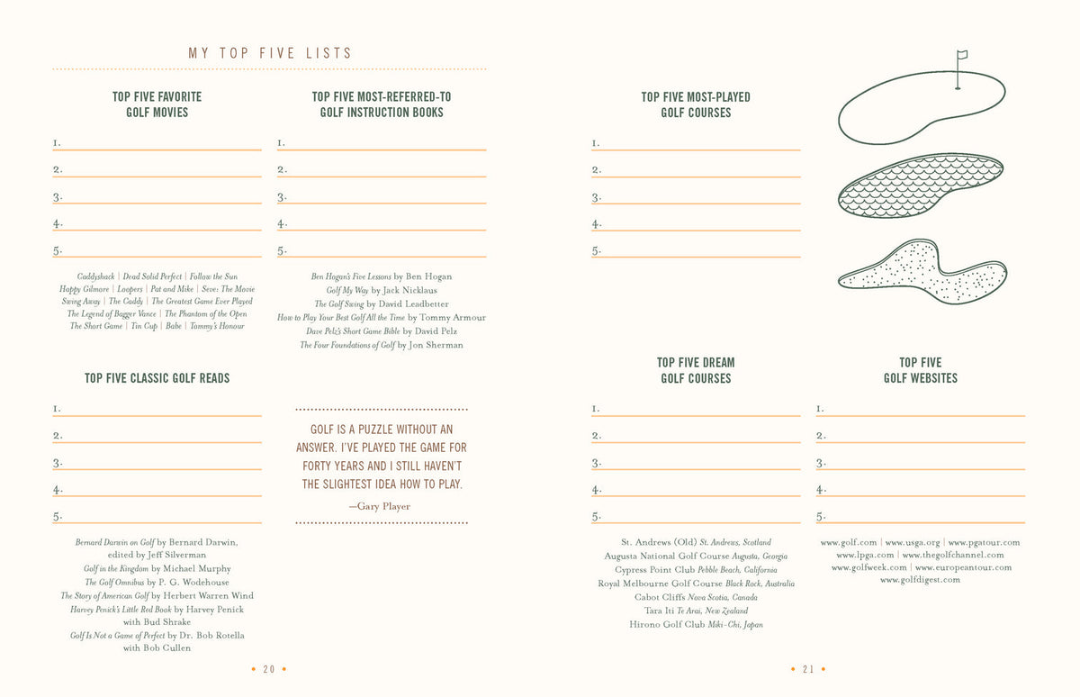 ULTIMATE GOLF JOURNAL