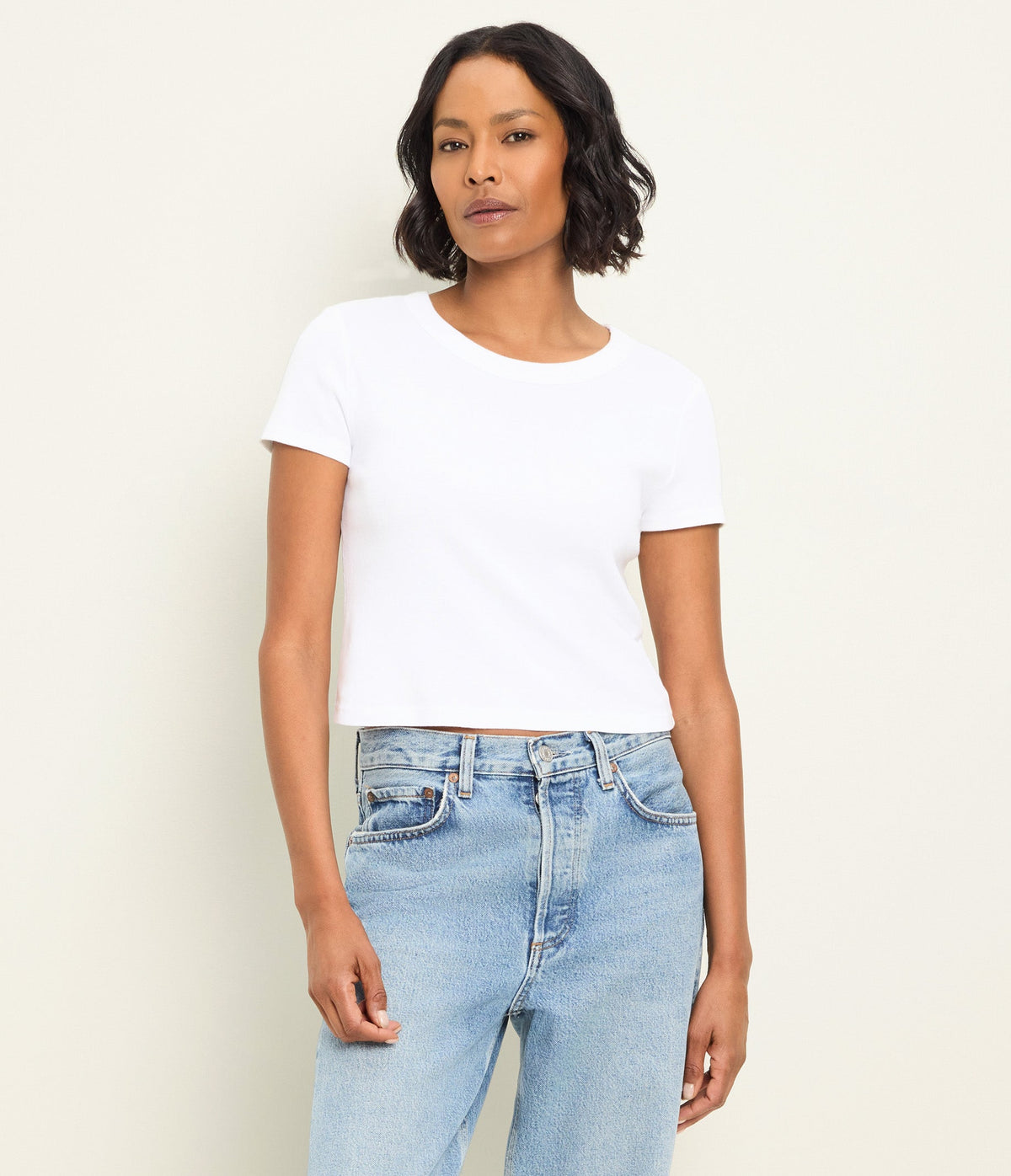 MIMI 1X1 CROPPED TEE