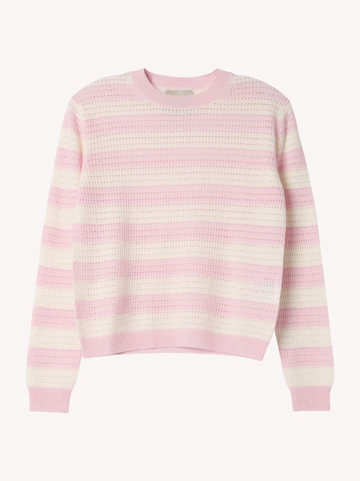 TEXTURED STRIPE CREW