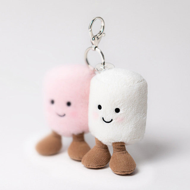 AMUSEABLES PAIR OF MARSHMALLOWS BAG CHARM