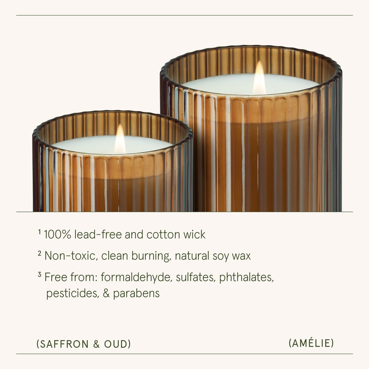 AMELIE CANDLE SAFFRON & OUD