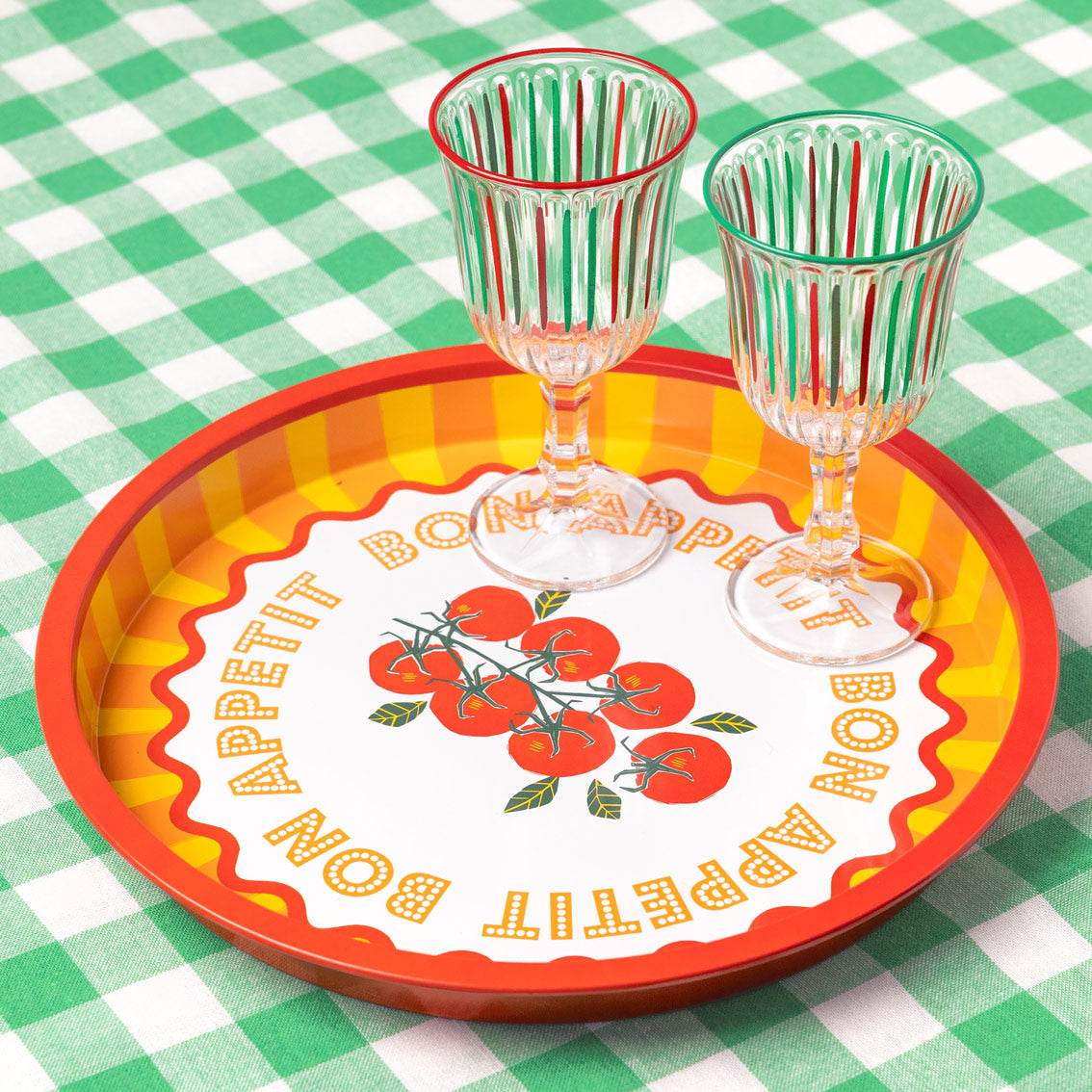 TOMATO TIN TRAY 31CM