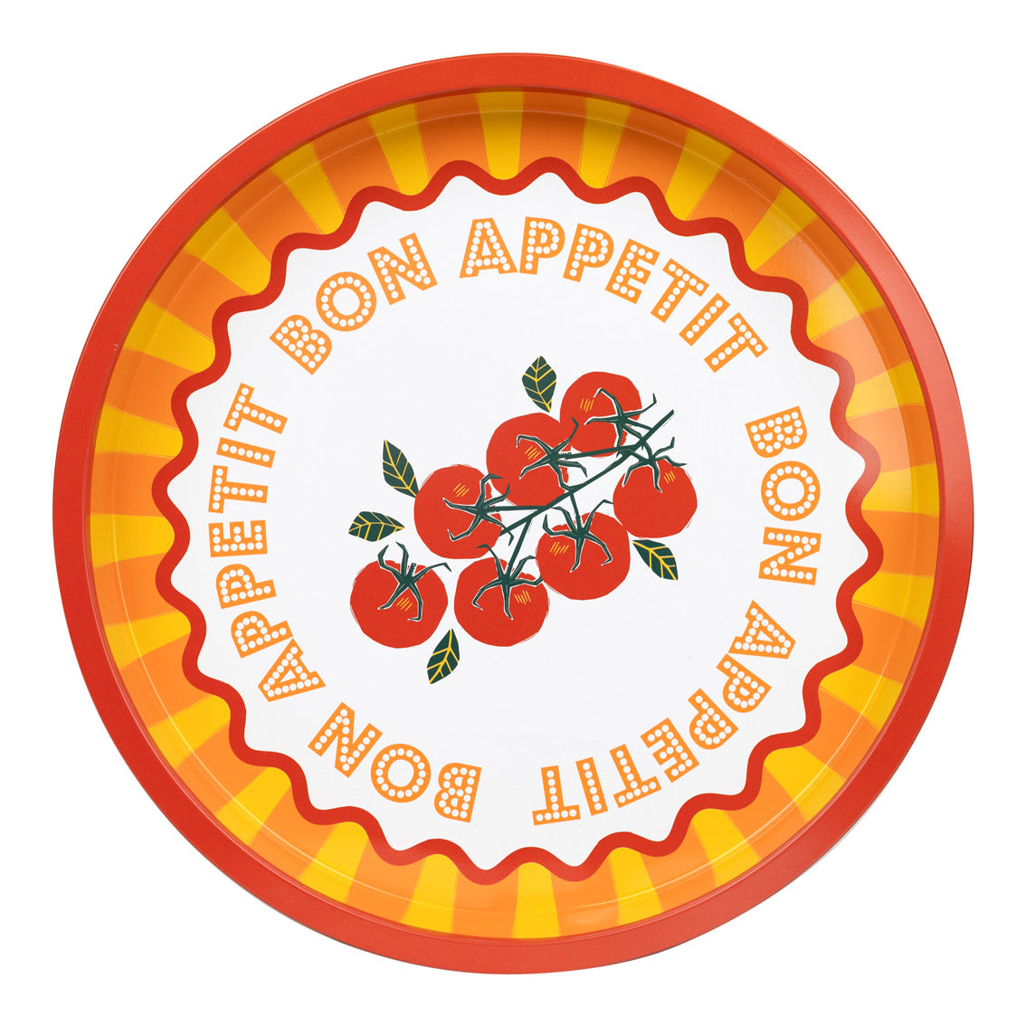 TOMATO TIN TRAY 31CM