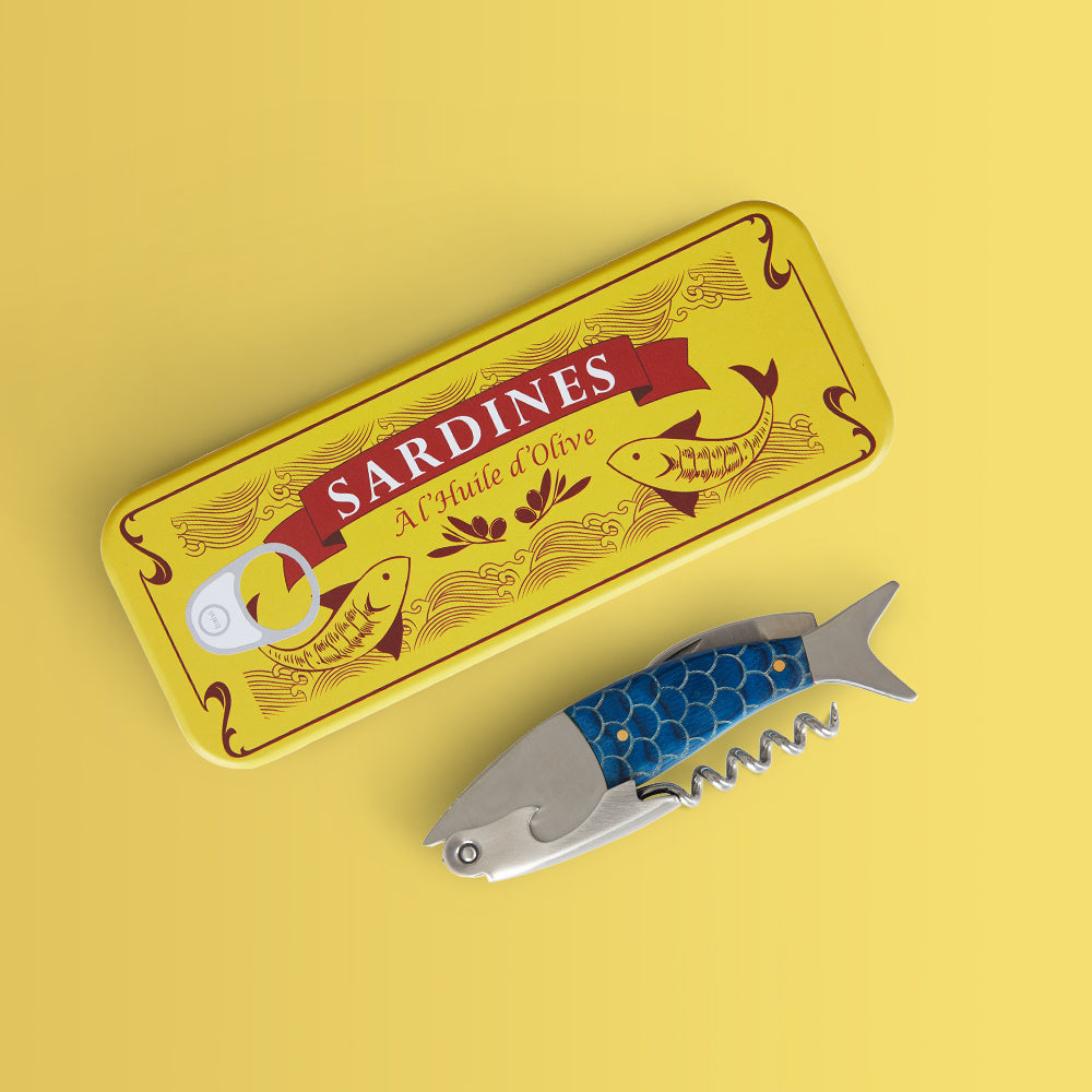 SARDINES TIN CORKSCREW