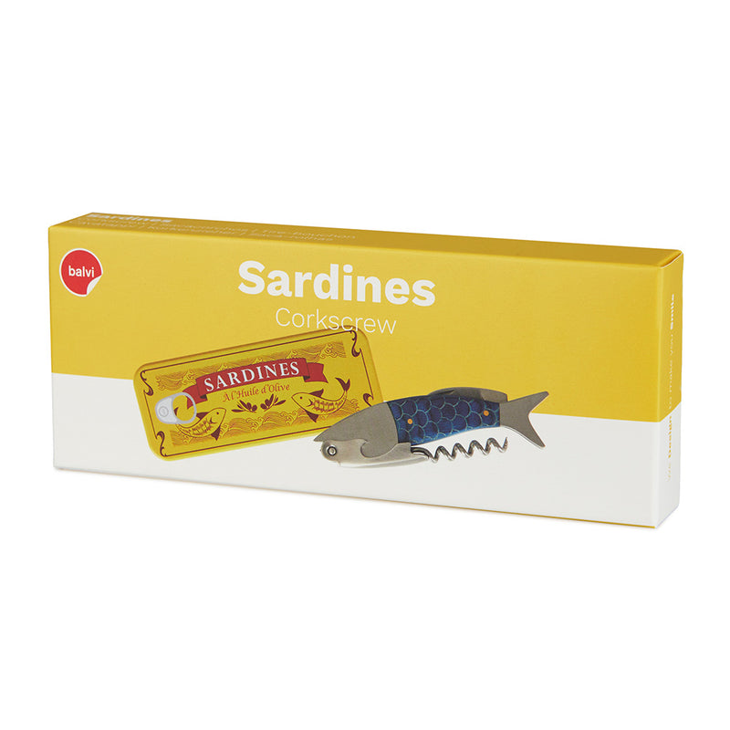 SARDINES TIN CORKSCREW