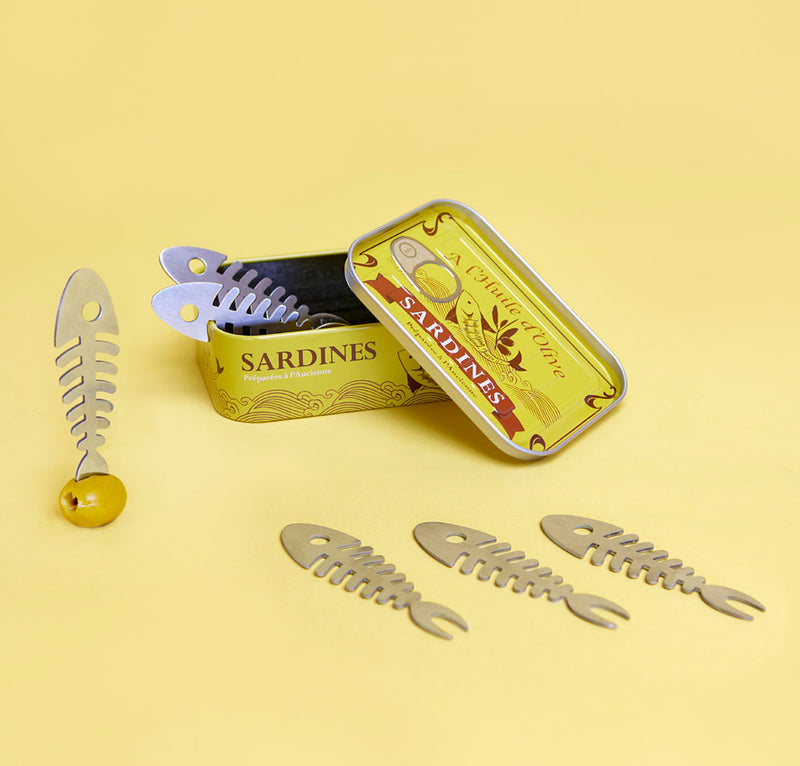 SNACK FORK SARDINES TIN