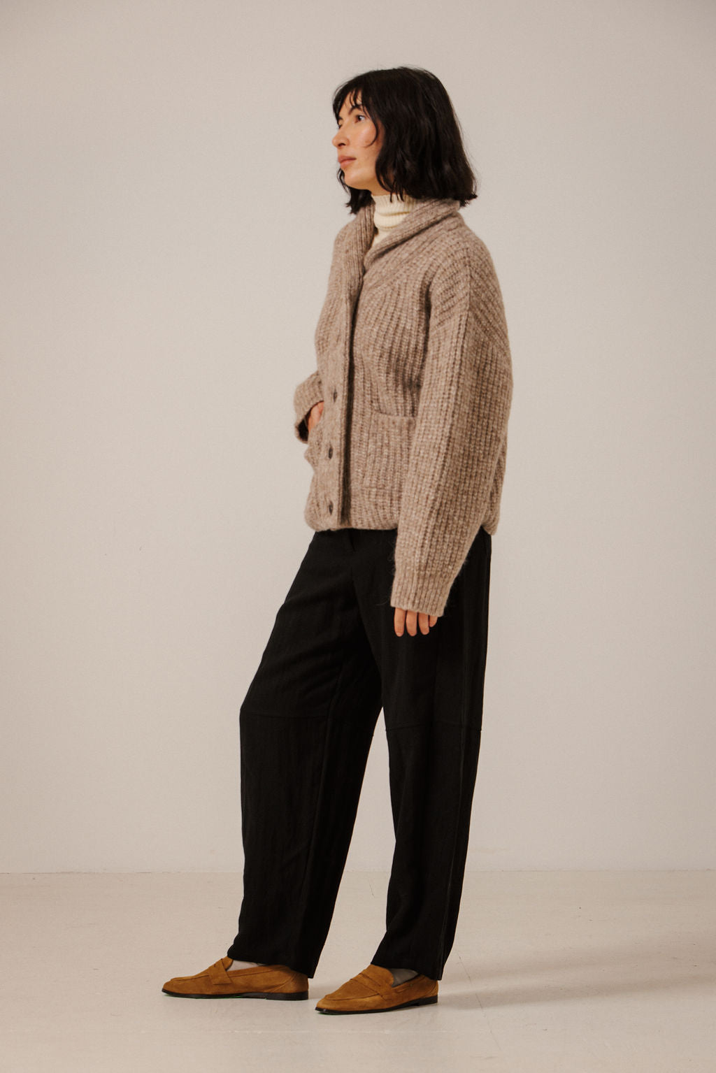 OVERSIZED SHAWL CARDI