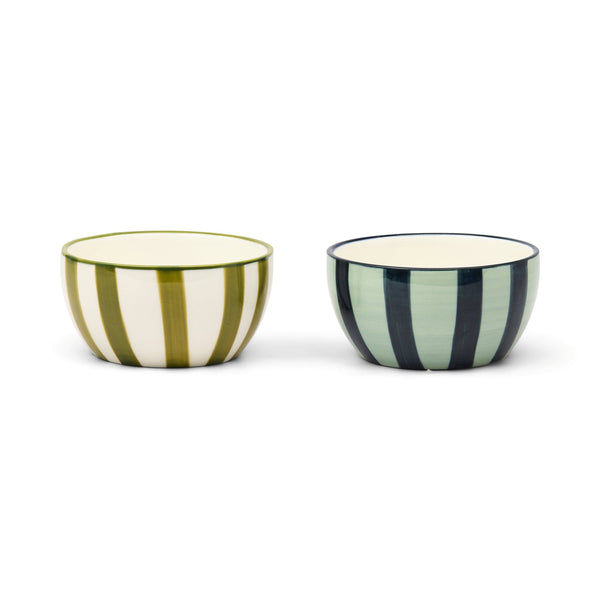 BELLA SET/2 DIPPING BOWLS GREEN/BLUE