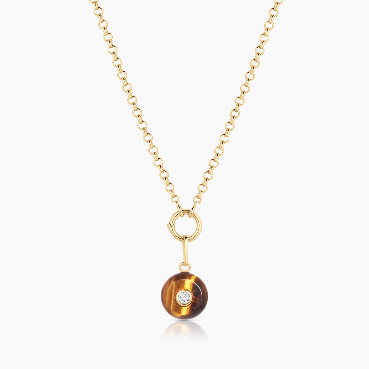 BON BON TIGERS EYE CHARM