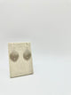 LARGE LACY LEAF 1 DIAMOND EARRING