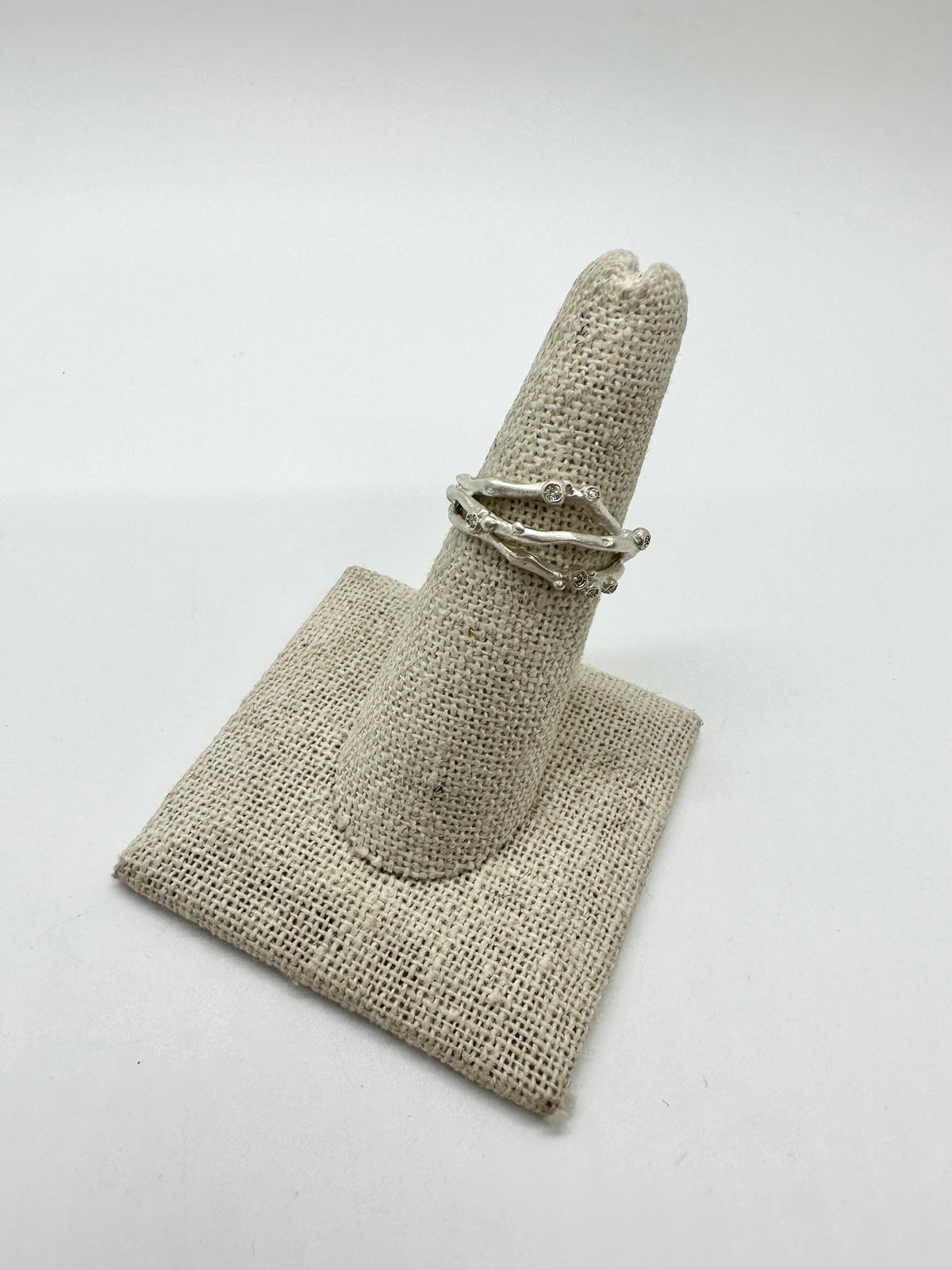 ENCRUSTED 3 BRANCH RING