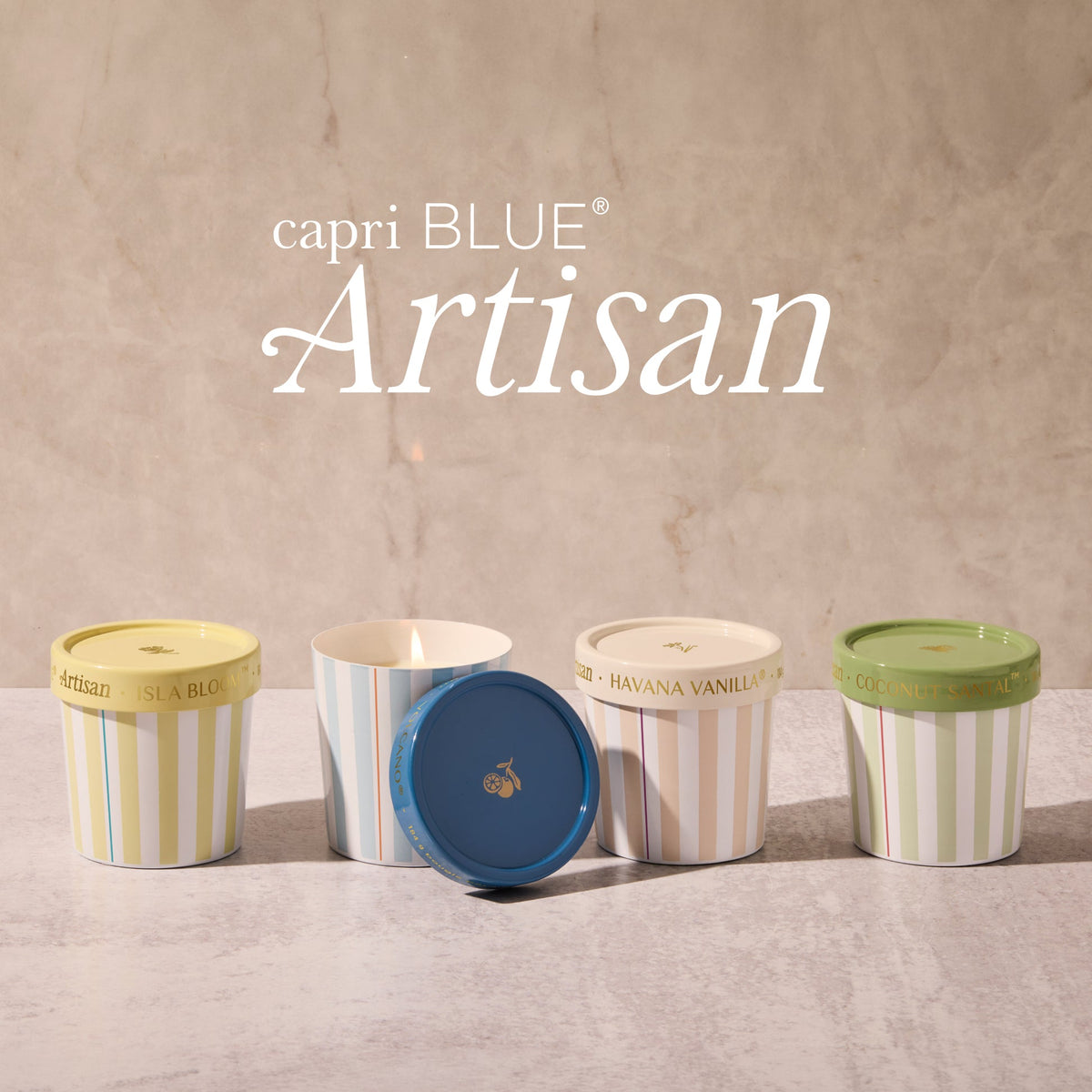 CAFFE CAPRI GELATO CUP CANDLE