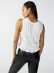 SLEEVELESS SOFT SMOCK TANK
