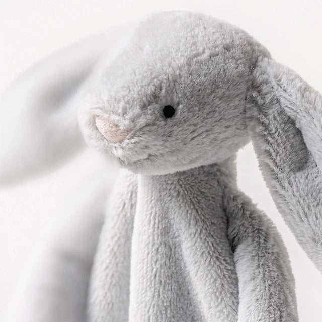 BASHFUL SILVER BUNNY COMFORTER