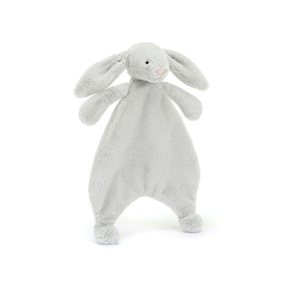 BASHFUL SILVER BUNNY COMFORTER