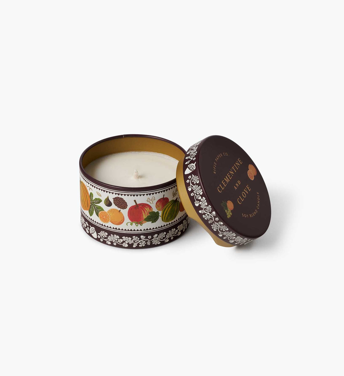 CLEMENTINE & CLOVE CANDLE TIN