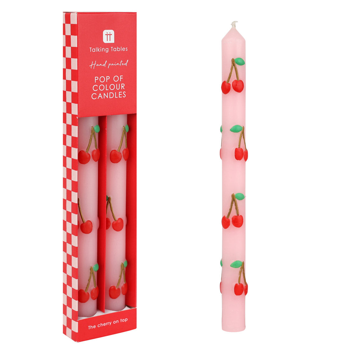 CHERRY DINNER CANDLES