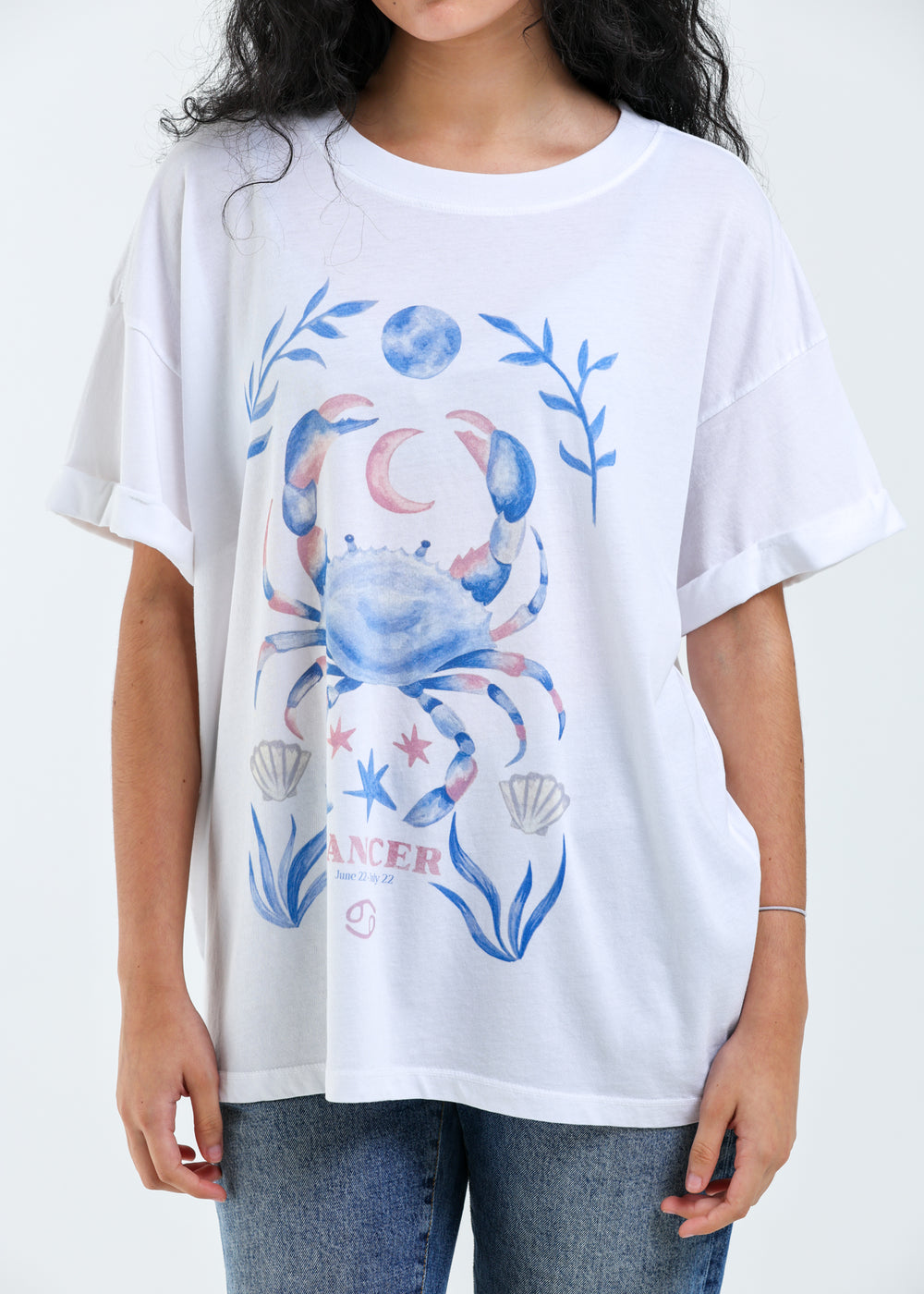 VINTAGE WHITE ZODIAC TEE